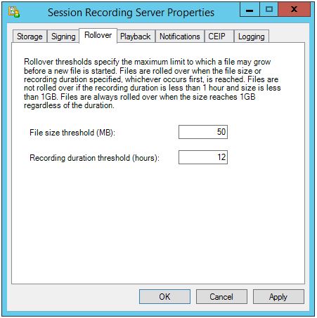 Session Recording Config 004