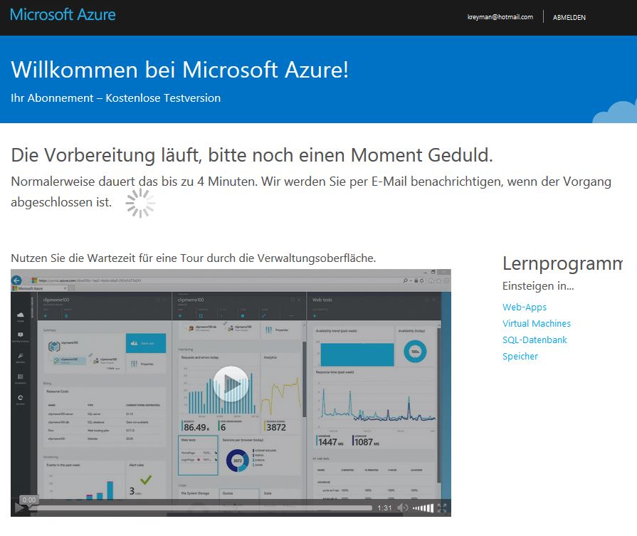 Azure First Steps 003