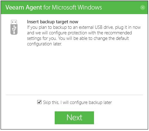 02 Install Veeam Agent Windows