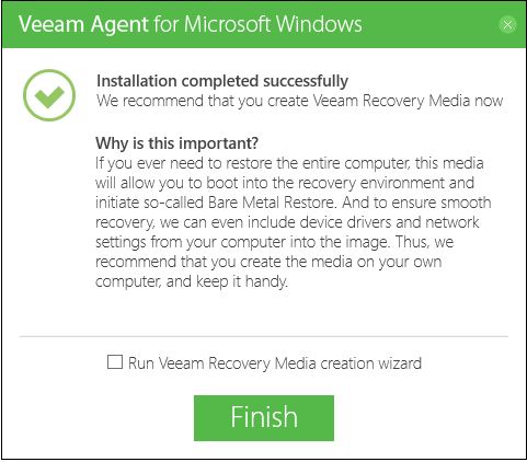 03 Install Veeam Agent Windows