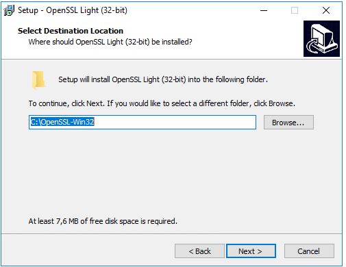 Openssl install