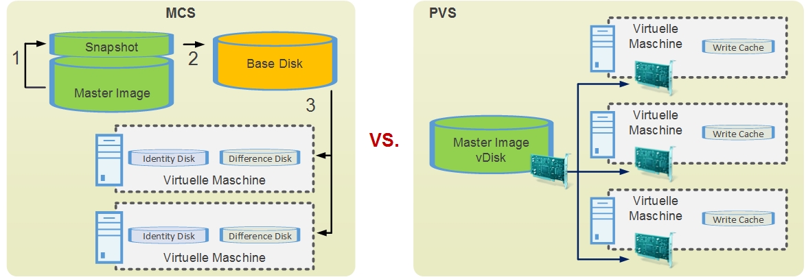 MCS vs PVS