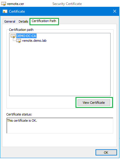 101 Export Root Certificate