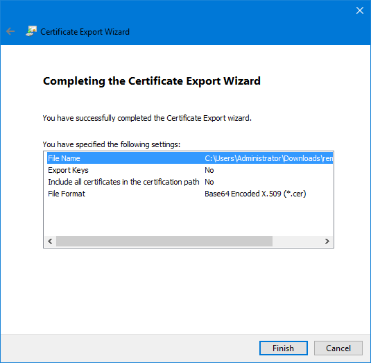 106 Export Root Certificate
