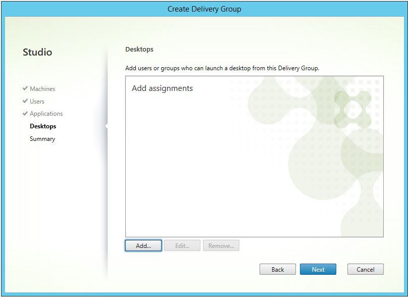 XenDesktop Create Delivery Group 005