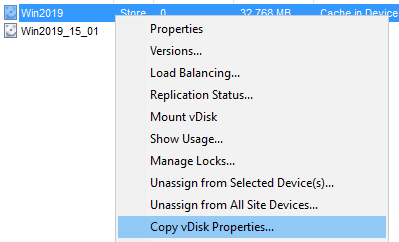 05 New Copy Disk Properties