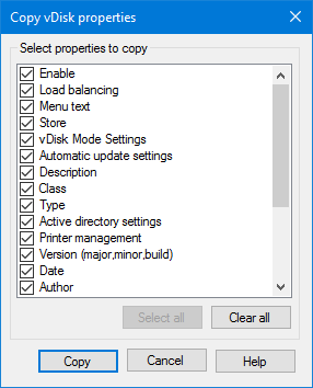 06 New Copy Disk Properties