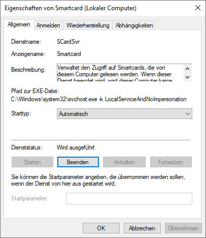 Windows SmartCard Service