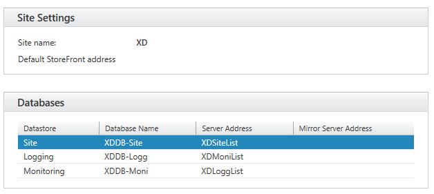 05 Config XenDesktop DB