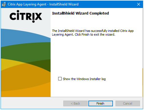 007 Install AppLayering Agent
