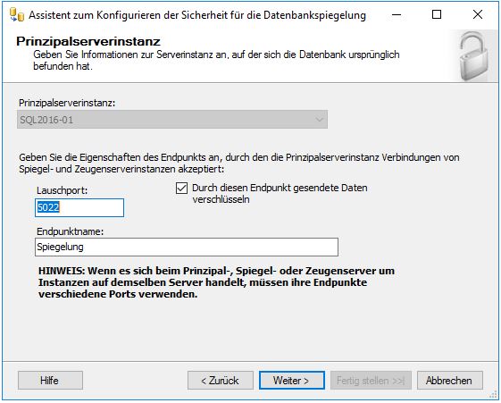 SQL2016 Mirroring 025