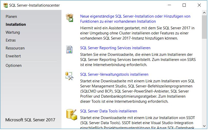 01 SQL 2017 Install
