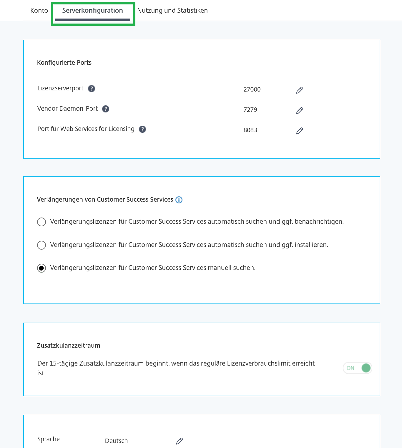 03 CTX Lizenzserver Konfiguration