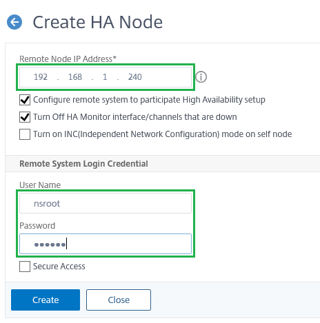 004 Config NS HA Pair