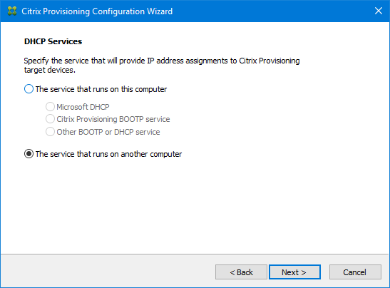 02 PVS Config Wizard
