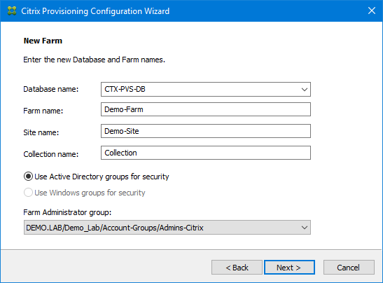 06 PVS Config Wizard