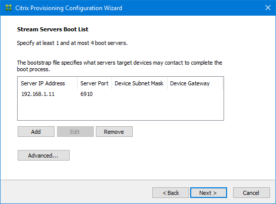 13 PVS Config Wizard