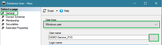 02 Create PVS DB User