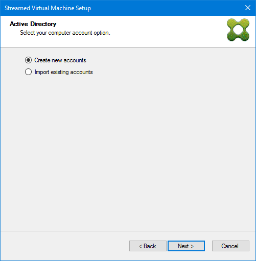 206 Streamed VM Wizard