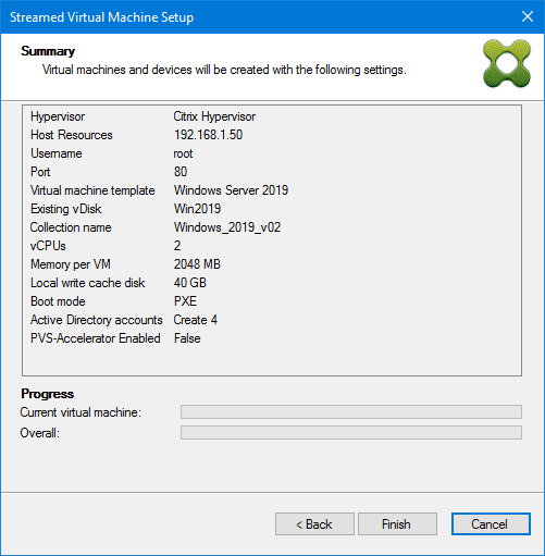 209 Streamed VM Wizard
