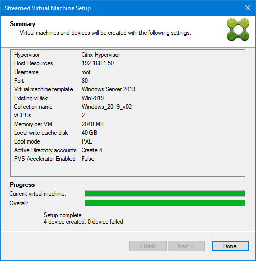 210 Streamed VM Wizard