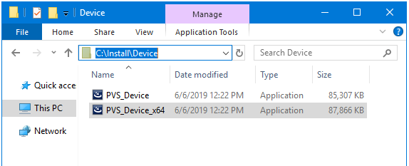 020 Target Device Install