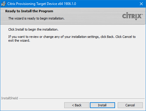 026 Target Device Install
