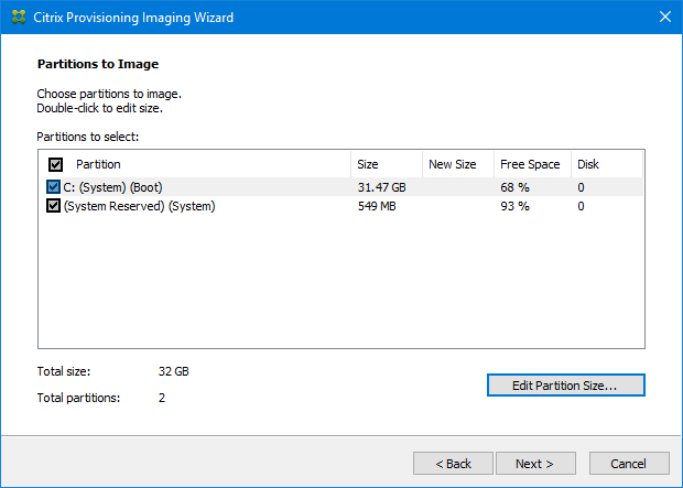 307 Imaging Wizard PVS