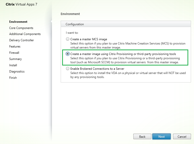 VDA Install Wizard 01