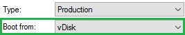vDisk Change Boot Type 02