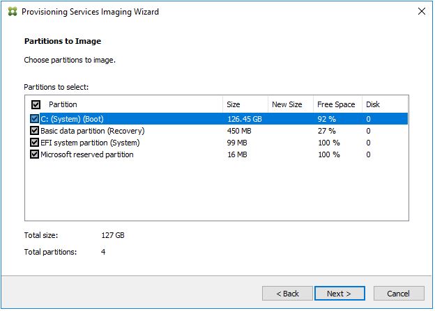 03 Partitionen Target Wizard