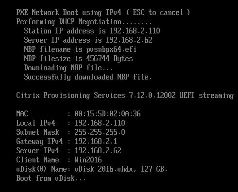 07 Boot mit Option 11 UEFI
