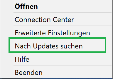 Nach Update suchen