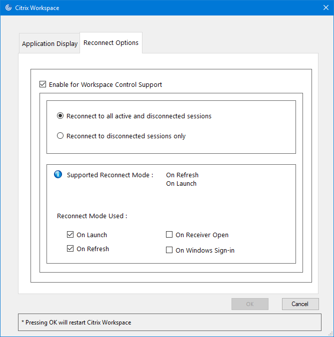 112 WorkspaceApp Shortcuts and Reconnect