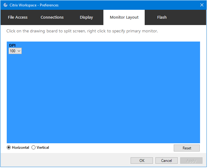 131 WorkspaceApp Toolbar 4 Monitor Layout