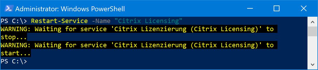 Restart-Service-Citrix