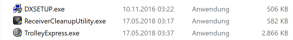 Ordner Inhalt Receiver 01