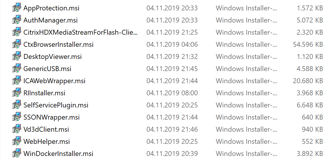 Ordner Inhalt Workspace 02