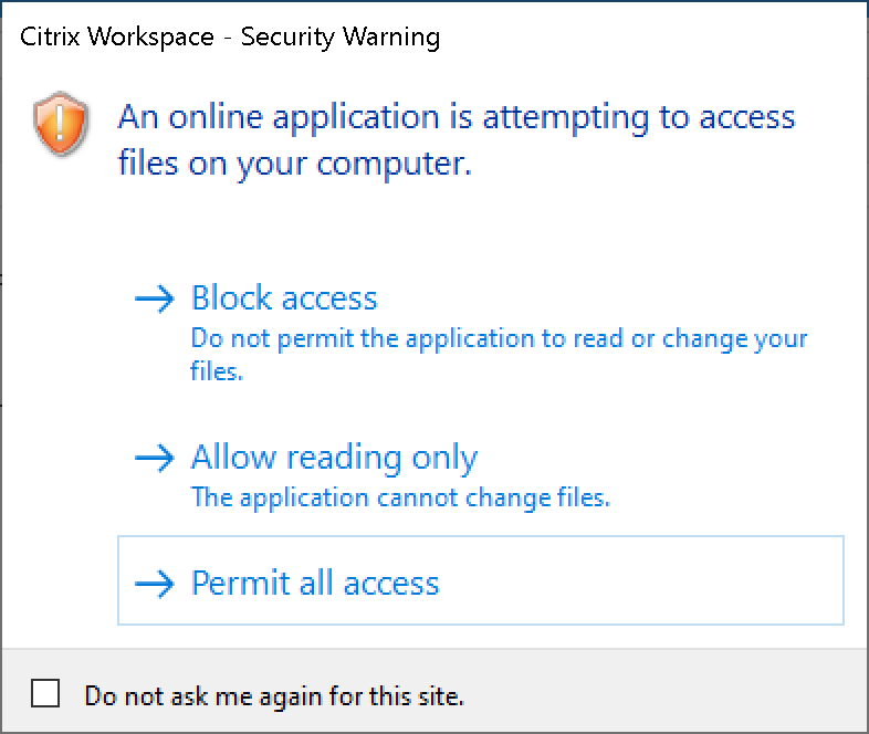 An online application is attempting