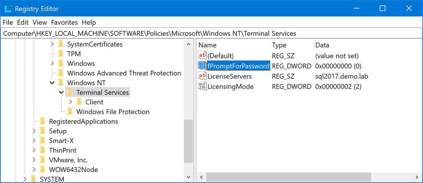 05 fPromptForPassword