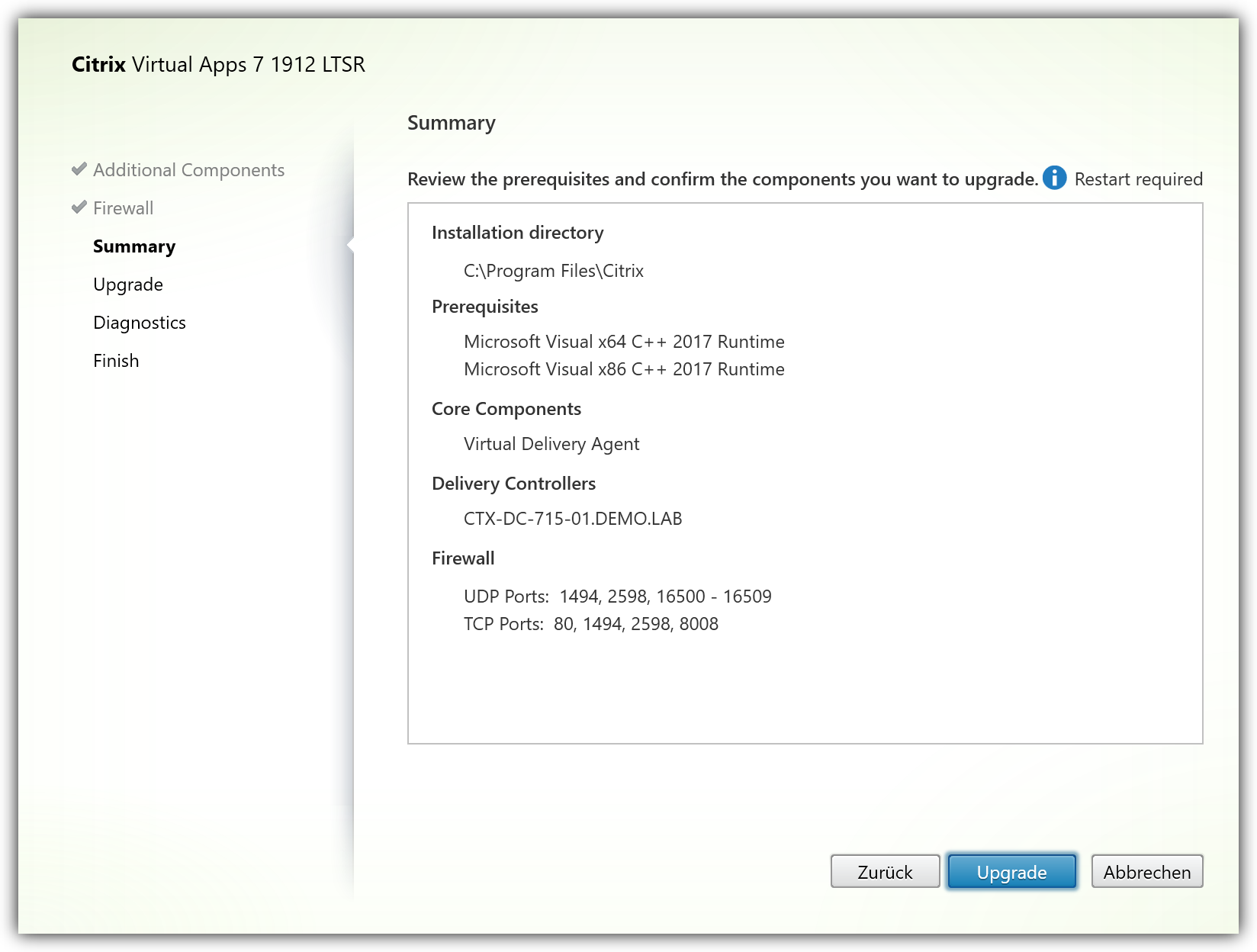 204 Upgrade VDA 1912