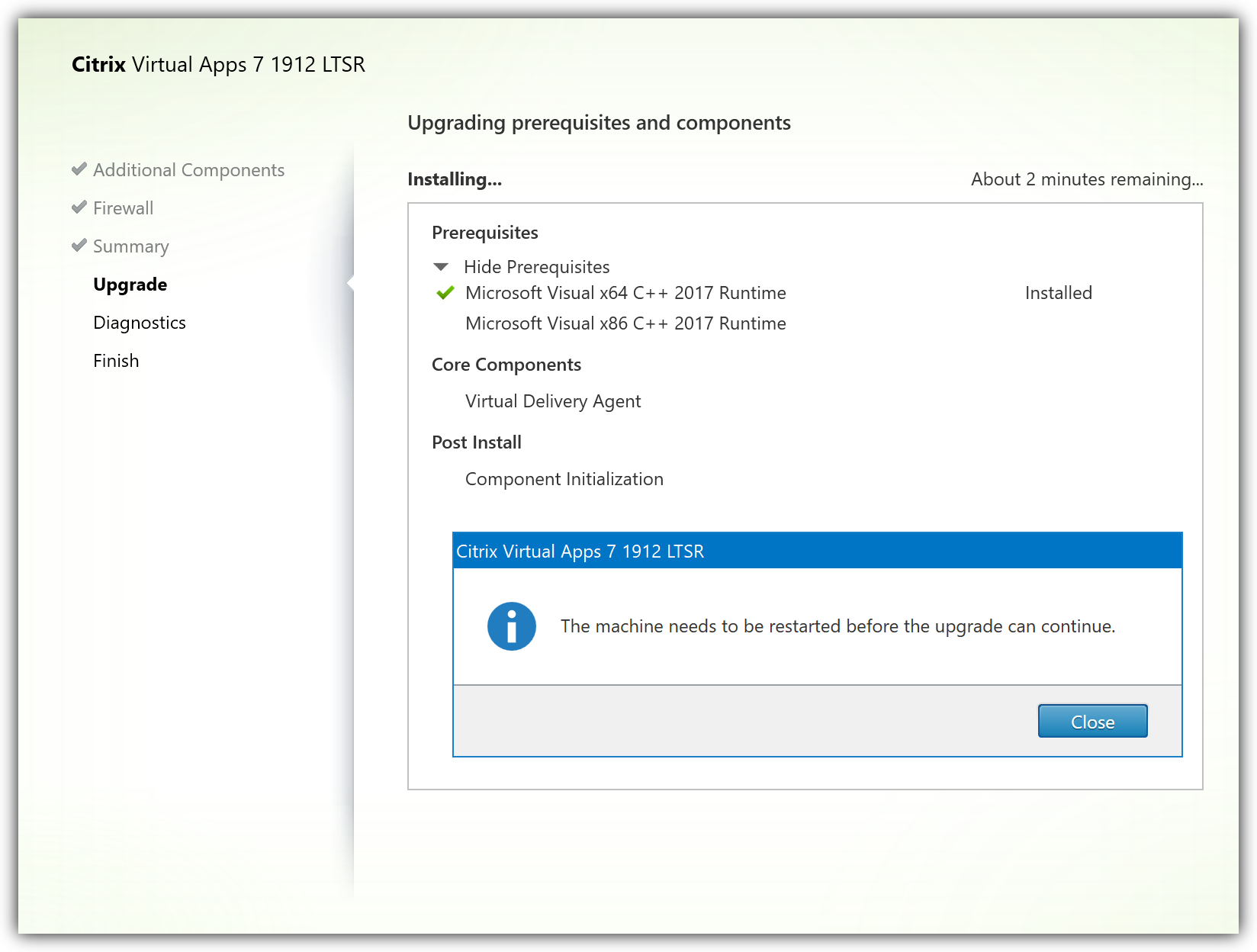 206 Upgrade VDA 1912