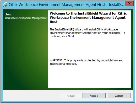 WEM Agent Install 001