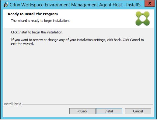 WEM Agent Install 005
