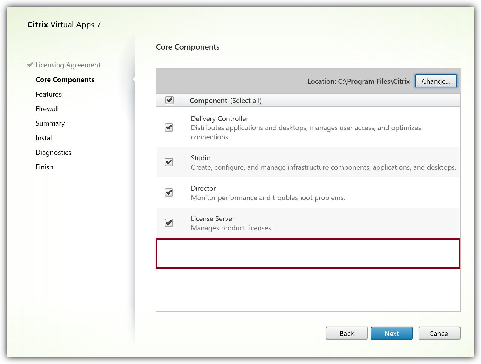 Component ohne StoreFront