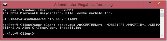 App V Client Install 007