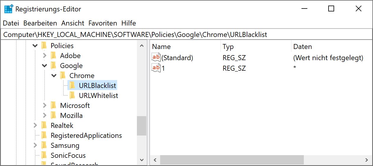 002 03 Zugriff auf aufgelistete URLs blockieren