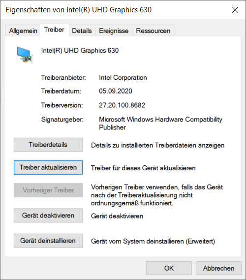 02 dwm Grafikkarten Treiber