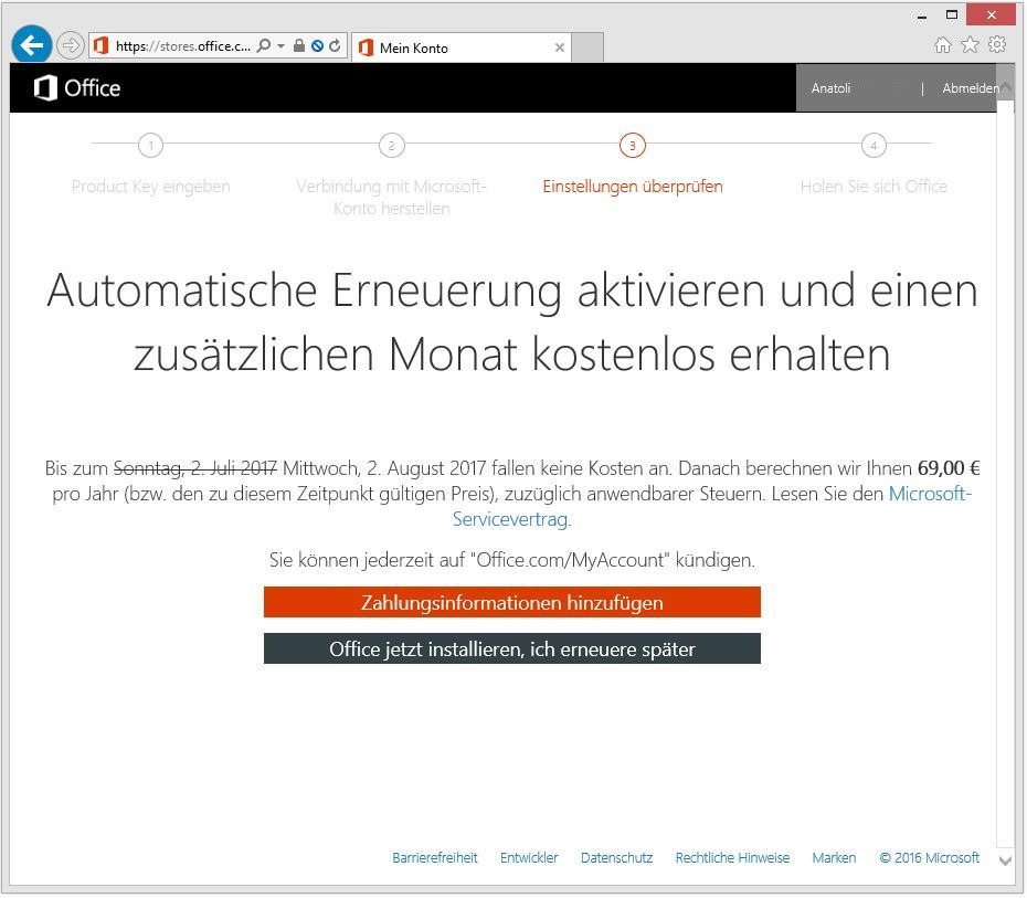 Installation Office 365 007