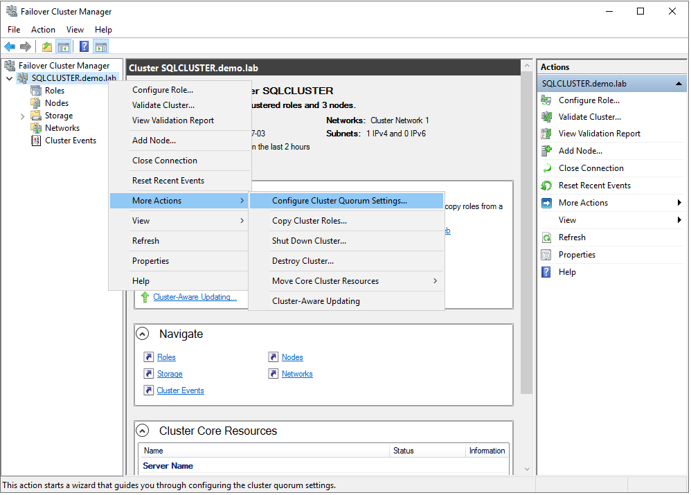 301 FileShare Wintness Cluster